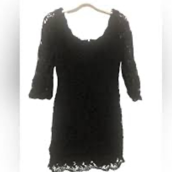 White House Black Market Lace Eyelet Mini Dress - Picture 1 of 10